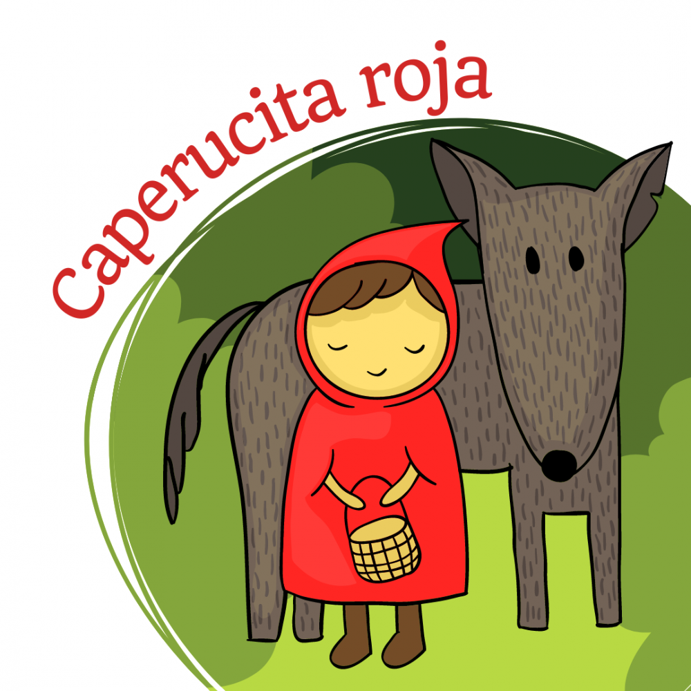 Cover image of the Caperucita roja  story.