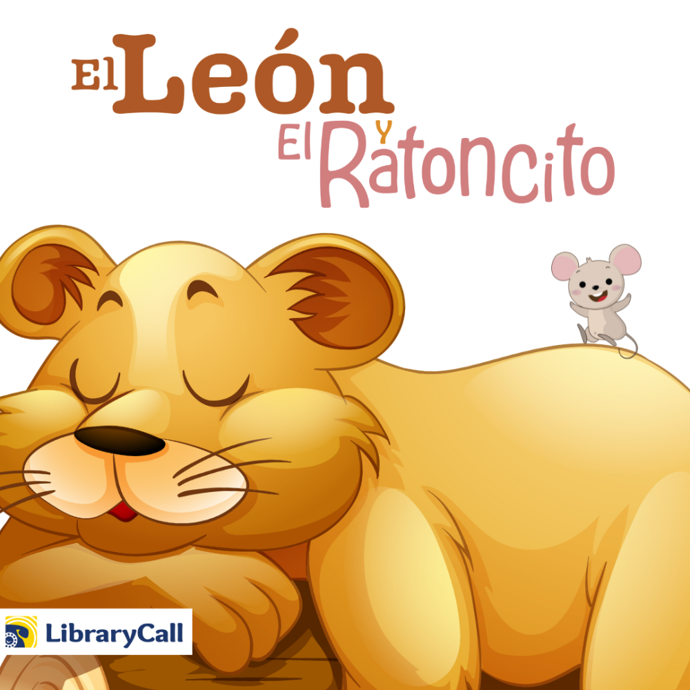 Cover image of the El león y el ratoncito  story.