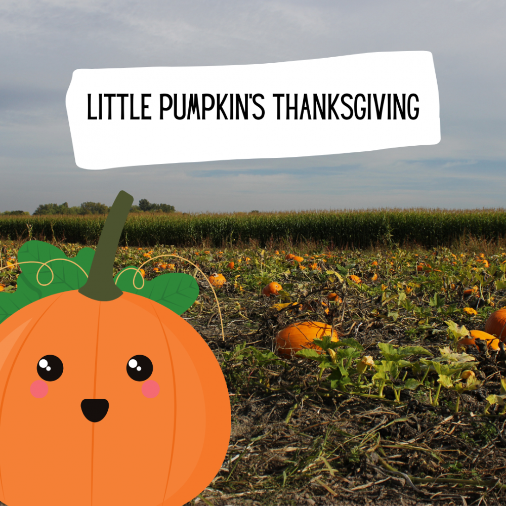 Cover image of the Little Pumpkin's Thanksgiving story.