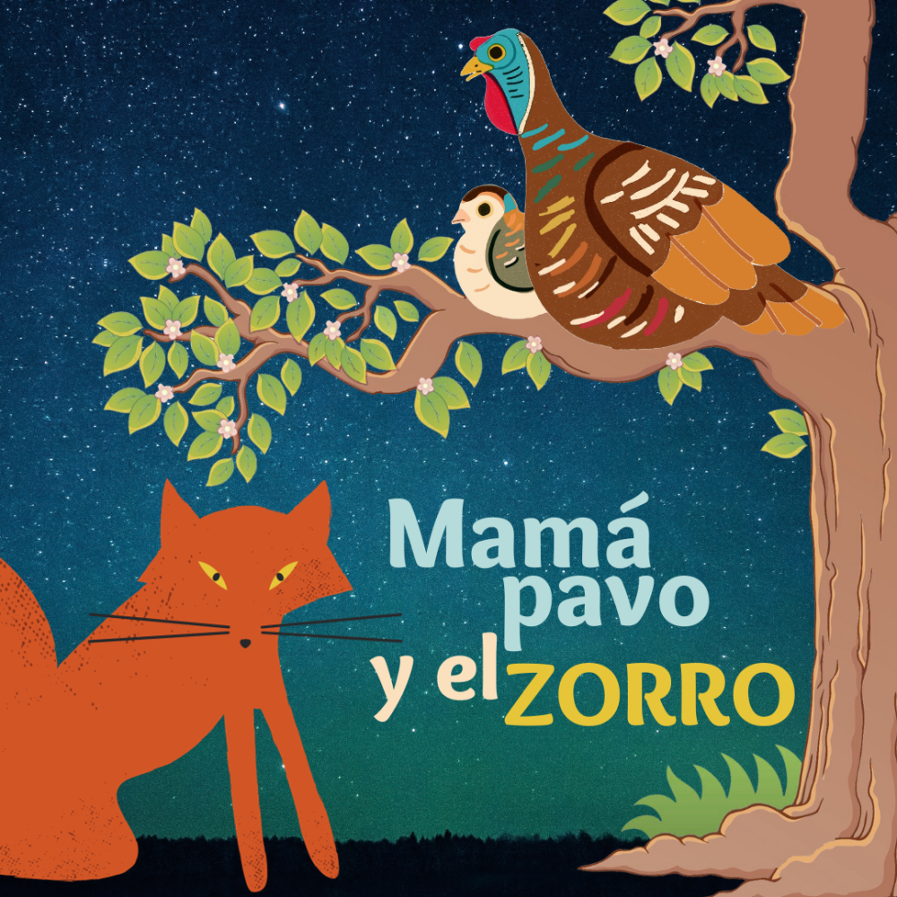 Cover image of the Mamá pavo y el zorro story.