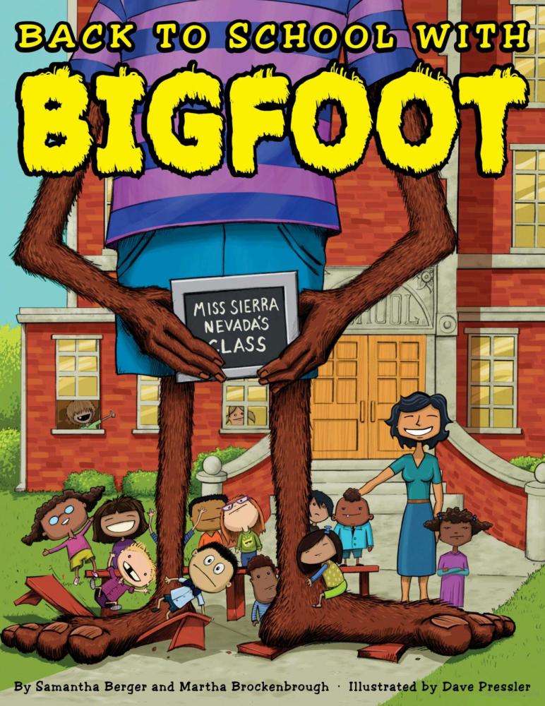 Cover image of the Back to School with Bigfoot story.