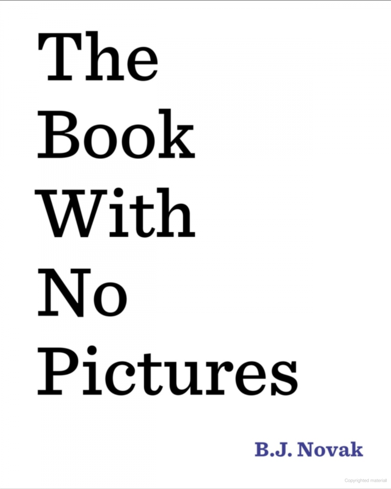 Cover image of the The Book with No Pictures story.