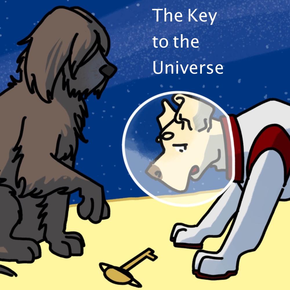 Cover image of the Astropup and the Key to the Universe story.