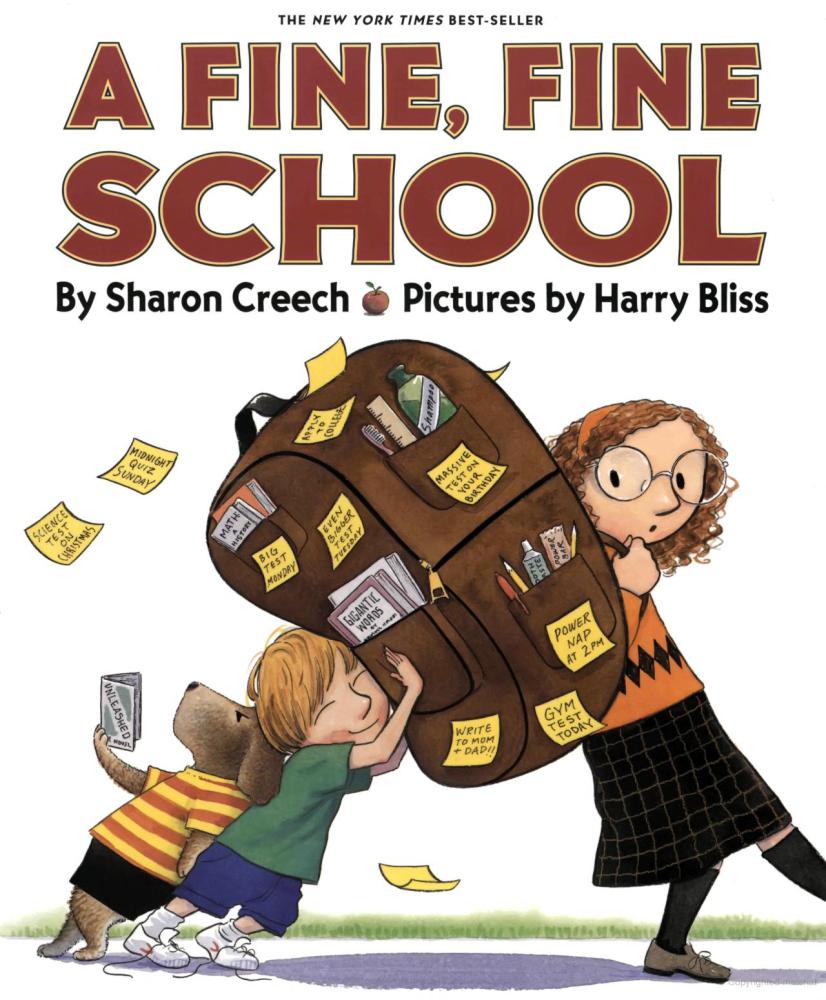 Cover image of the A Fine, Fine School story.