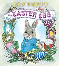 The Easter Egg by Jan Brett book cover.