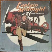 captain midnight with a biplane