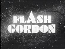 Flash Gordon black and white logo 1935